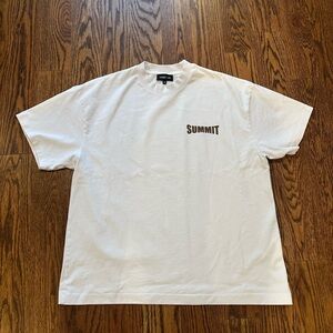 Summit UK - Cracked Bold Logo Shirt - White